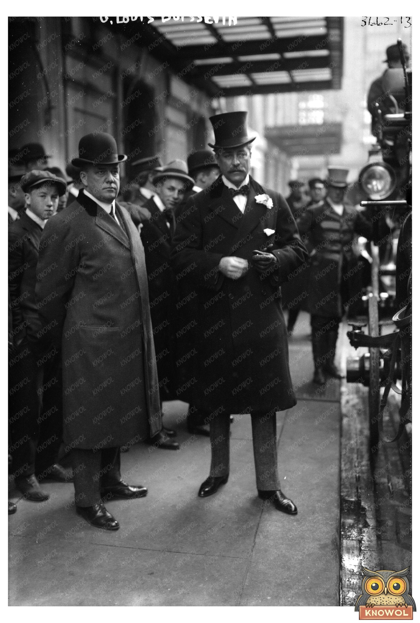 1915 Portrait of Business Icon G. Louis Boissevin