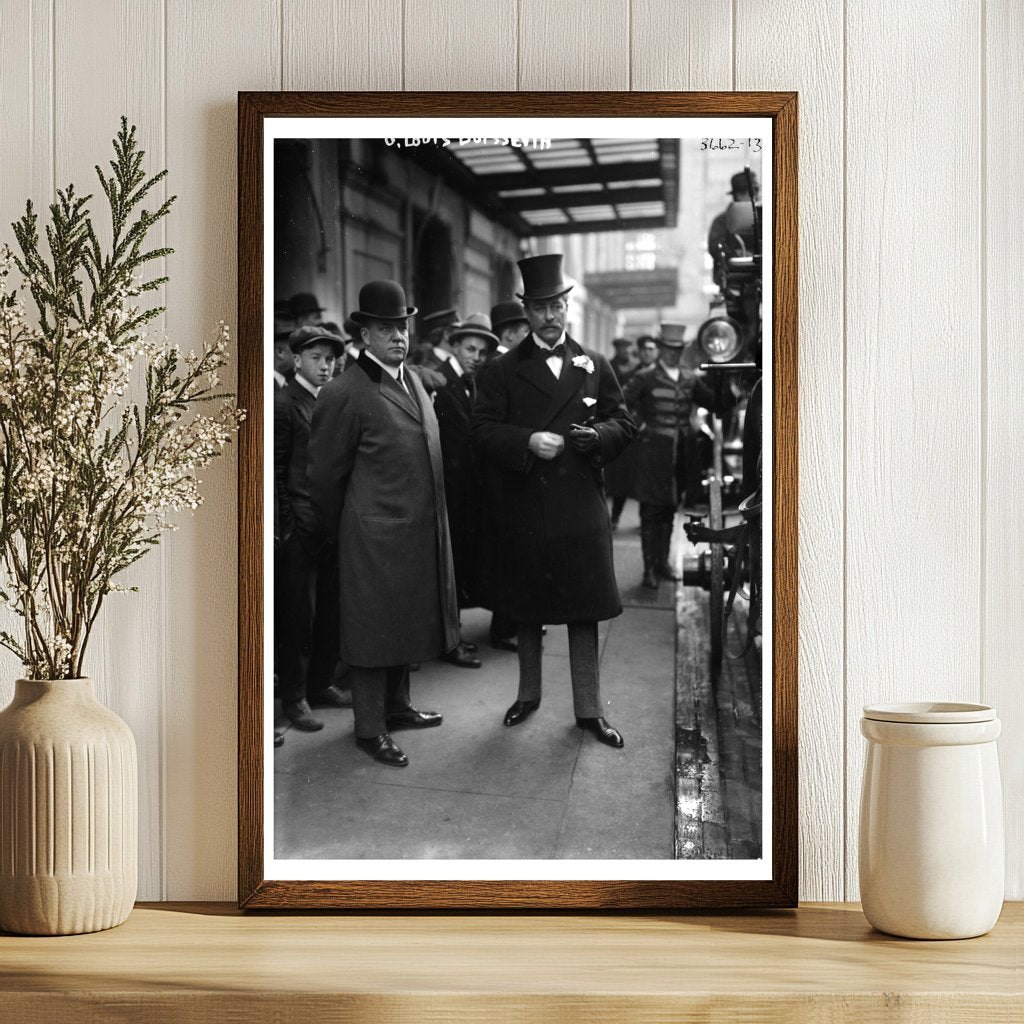 1915 Portrait of Business Icon G. Louis Boissevin