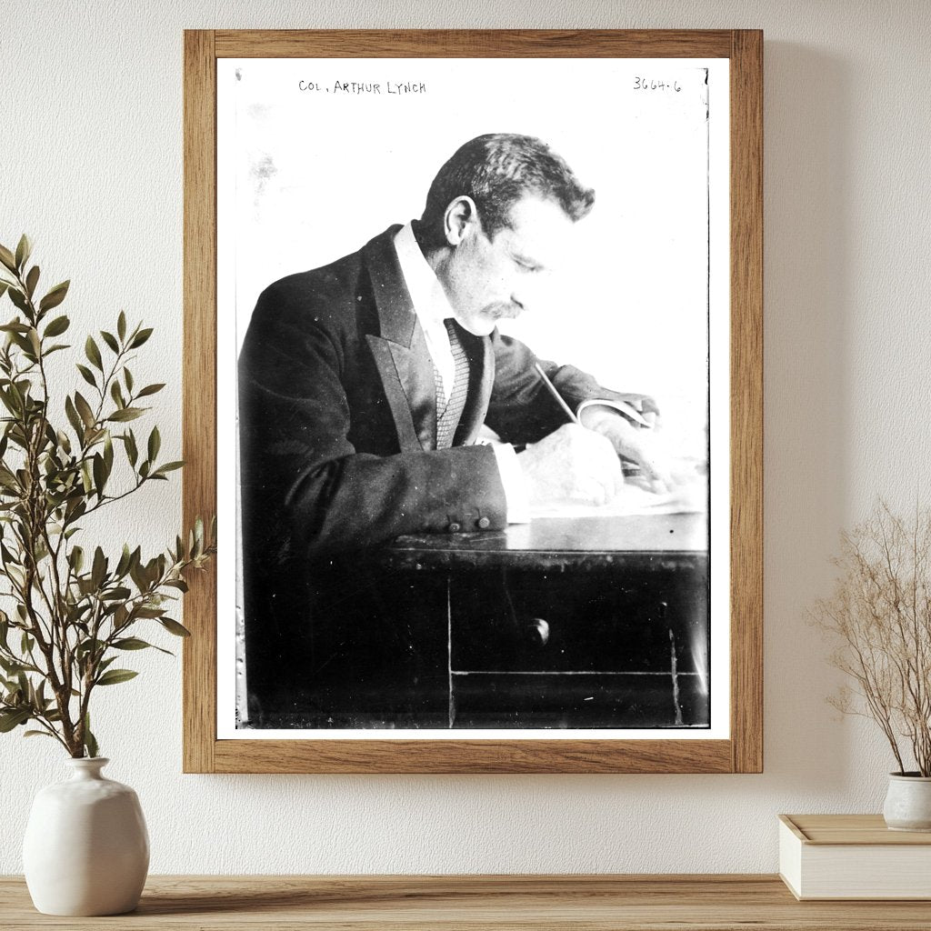 Historic Col. Arthur Lynch Print, Vintage Art