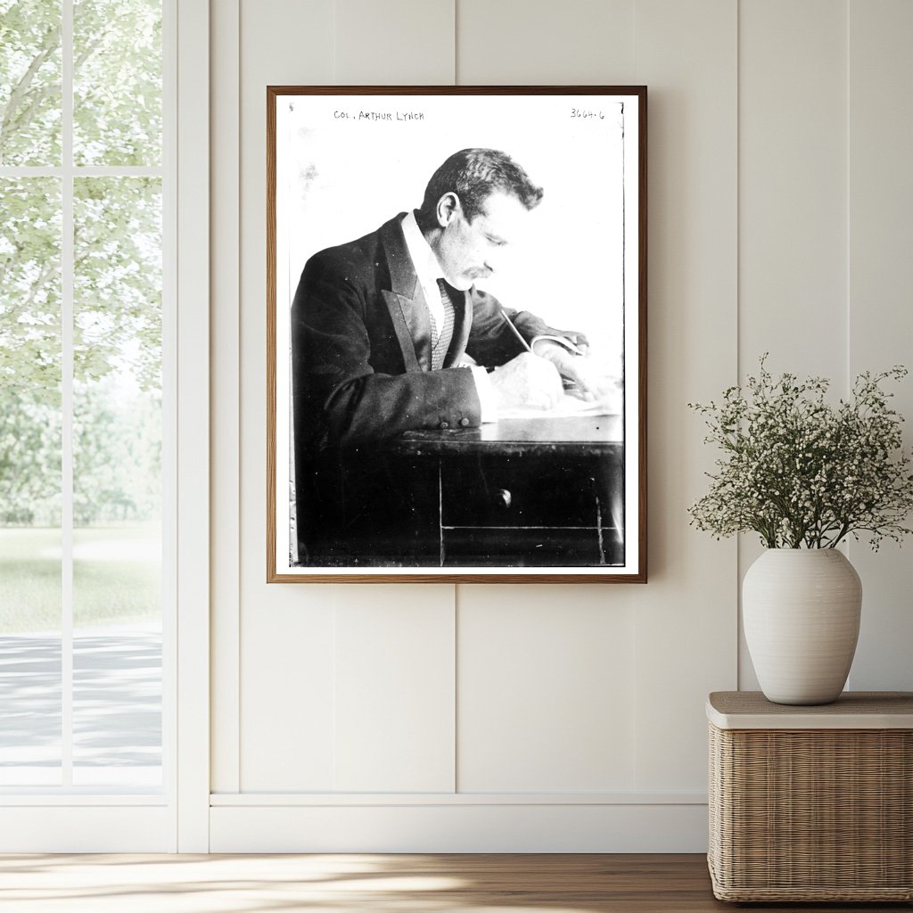 Historic Col. Arthur Lynch Print, Vintage Art