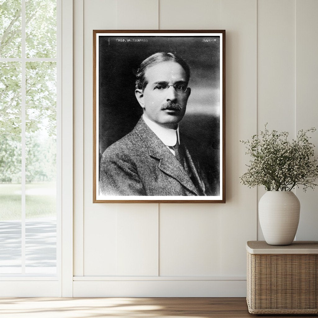 Historic Theo. W. Richards Print, Vintage Art