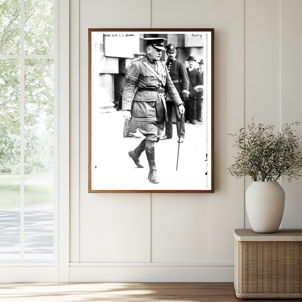 Historic Gen. Sir C.C. Monro Print, Vintage Art