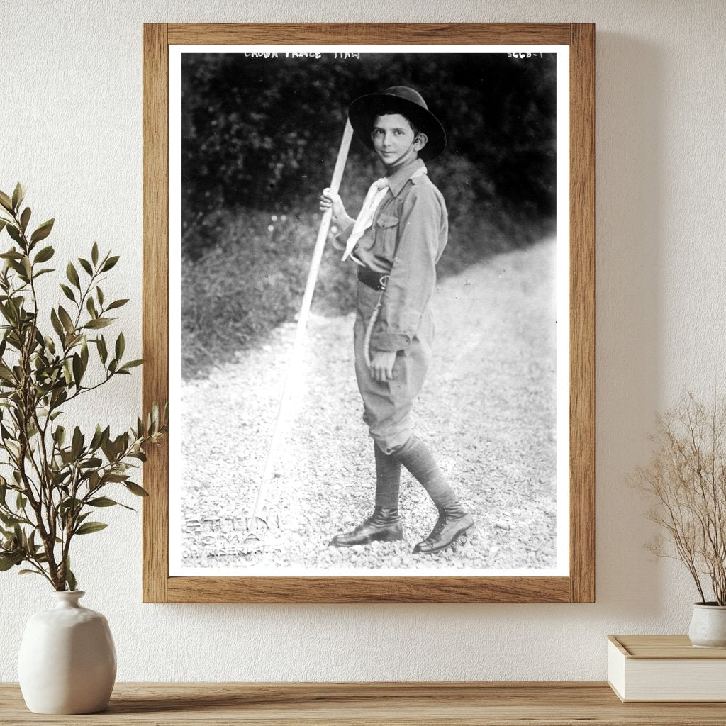 Historic Crown Prince Italy Print, Vintage Art