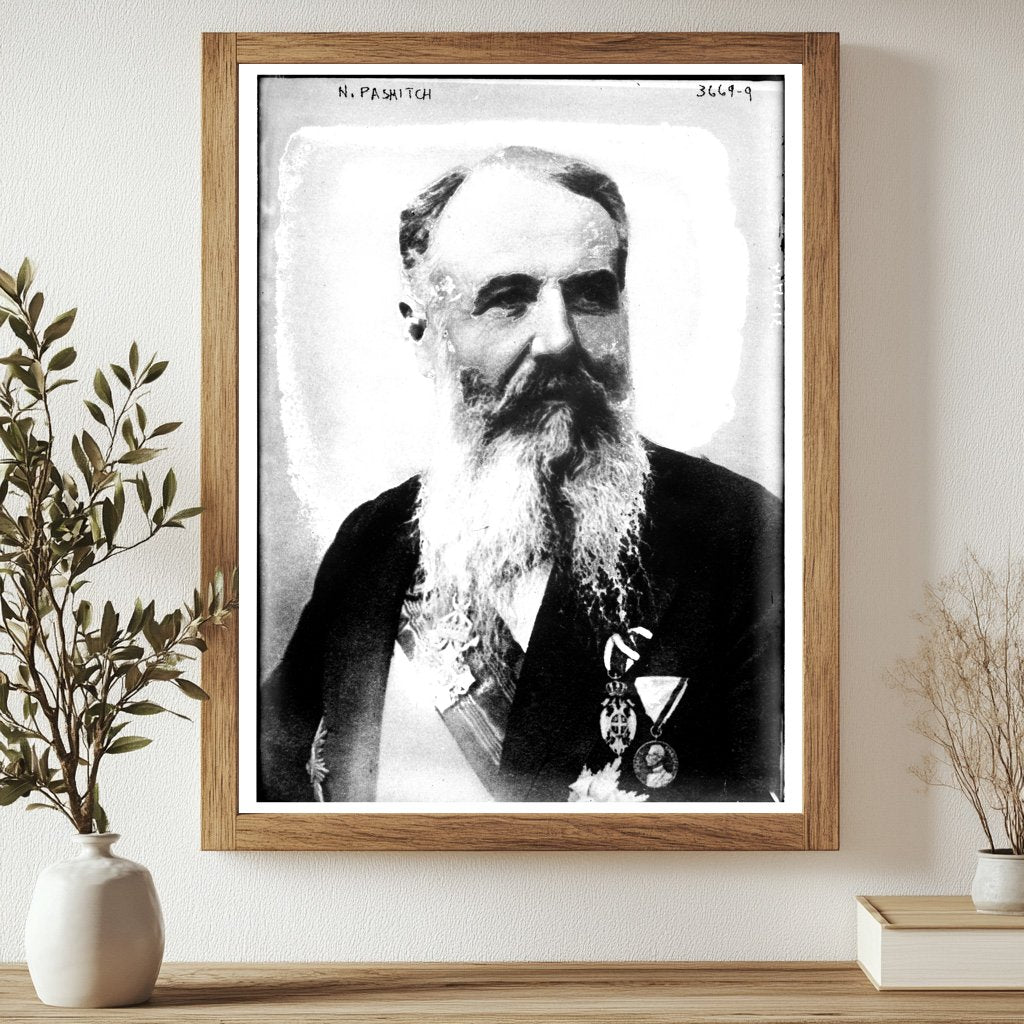 Historic N. Pashitch Print, Vintage Art