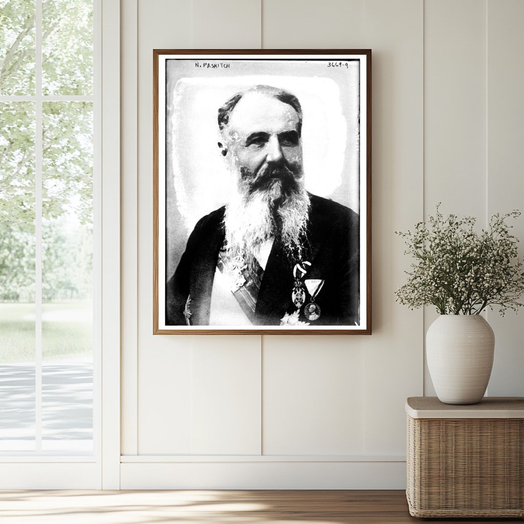Historic N. Pashitch Print, Vintage Art