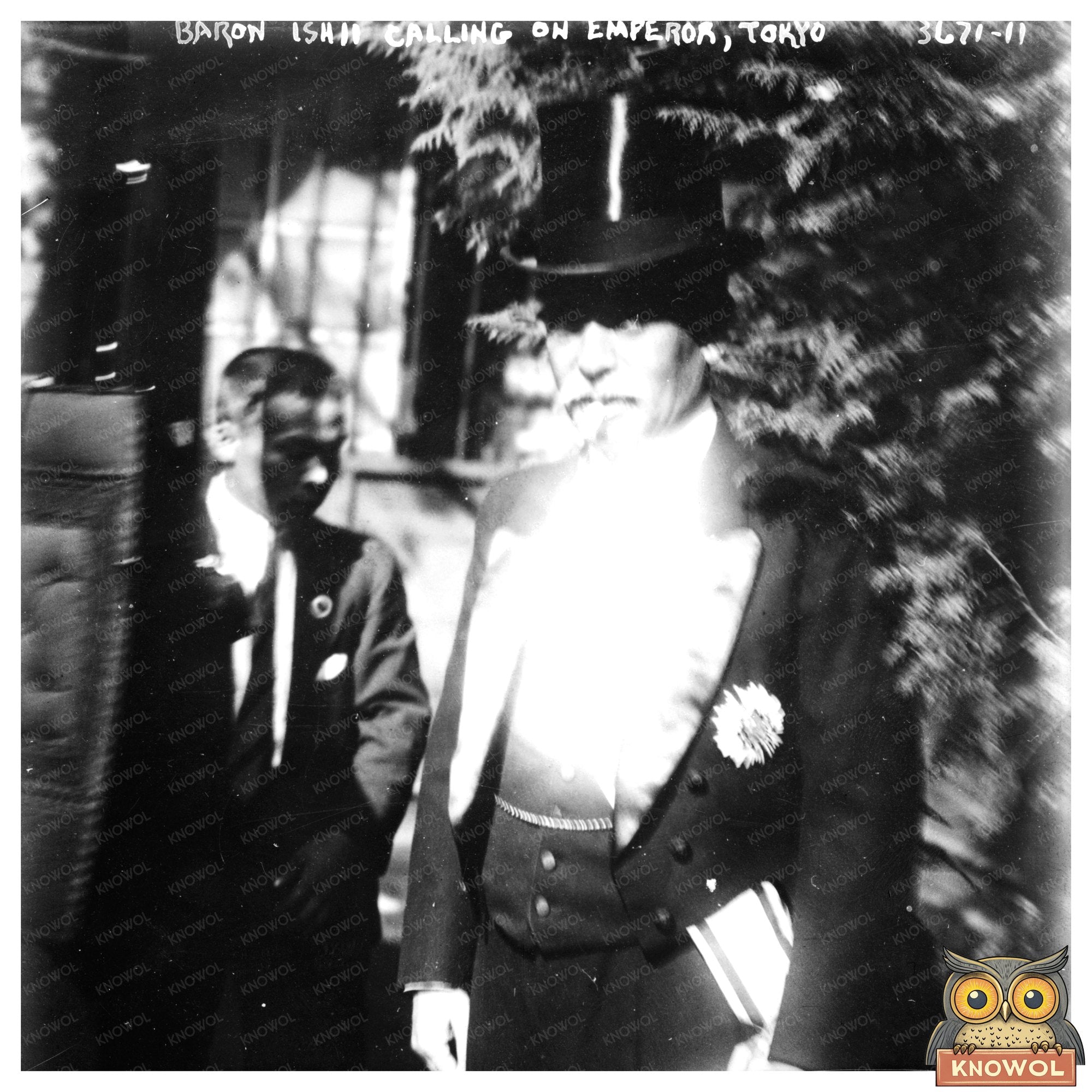 Historic Meeting: Baron Ishii with Japanese Emperor