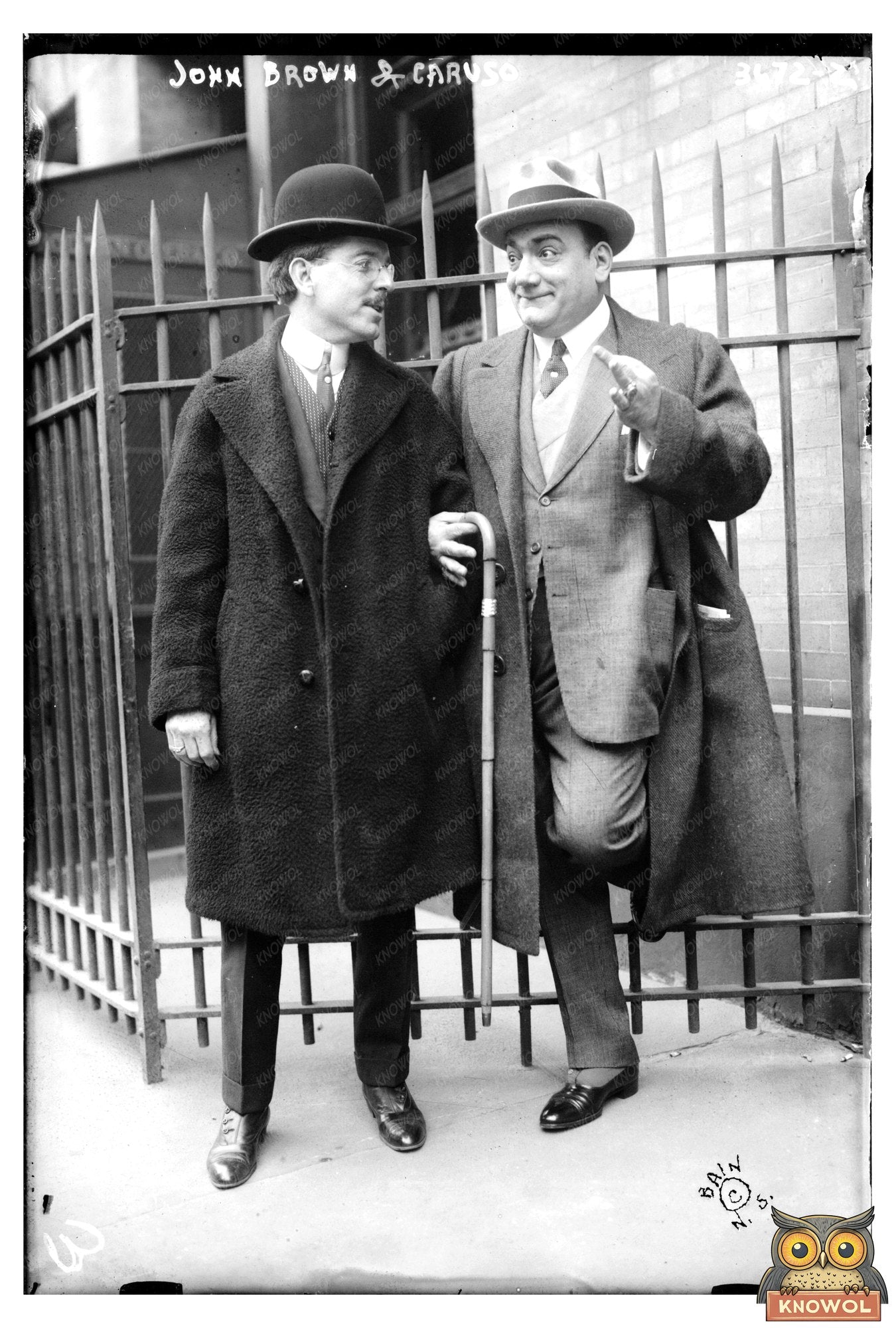 Historic Duo: John Brown & Caruso, 1910-1915