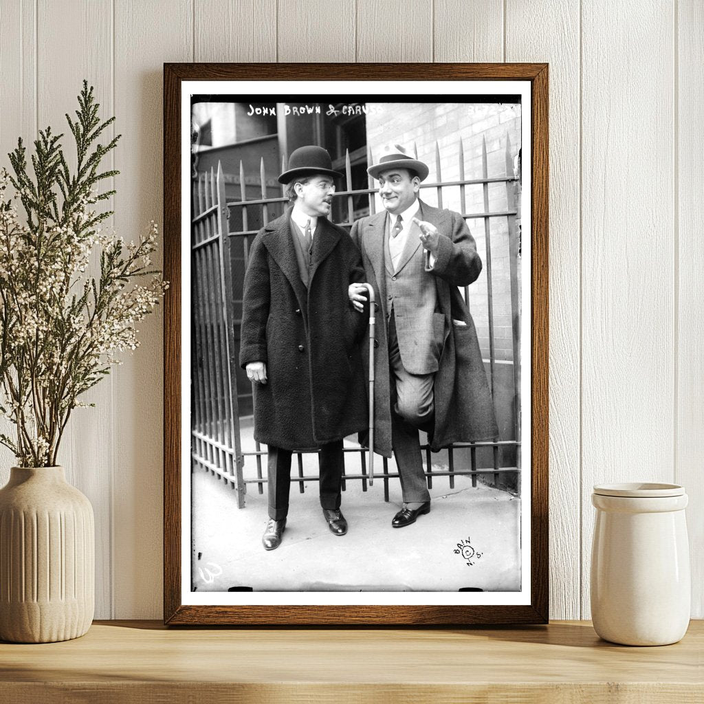 Historic Duo: John Brown & Caruso, 1910-1915