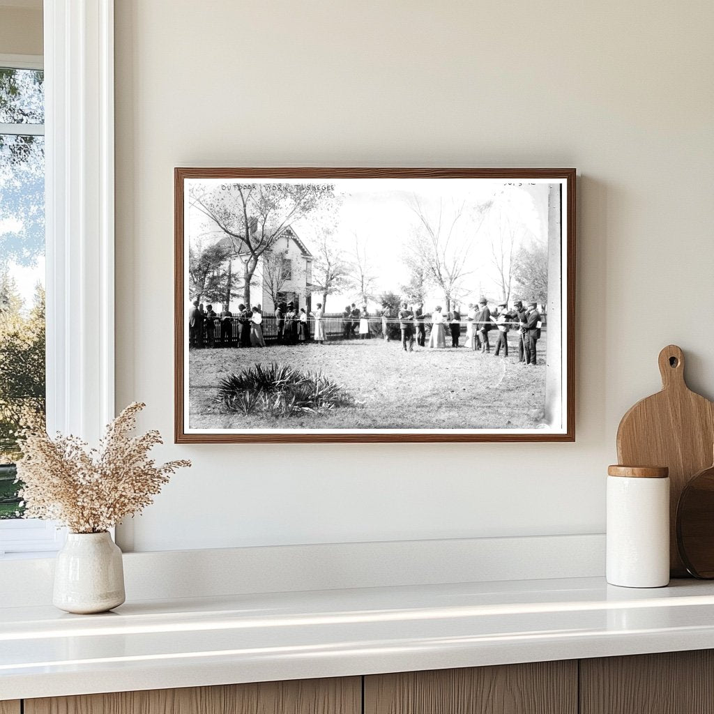 1910s Tuskegee: People Engaged in Outdoor Labor