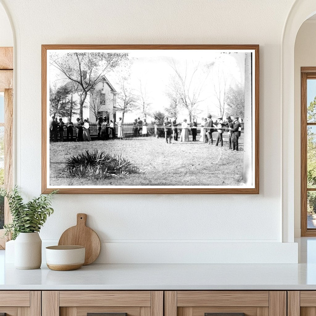 1910s Tuskegee: People Engaged in Outdoor Labor