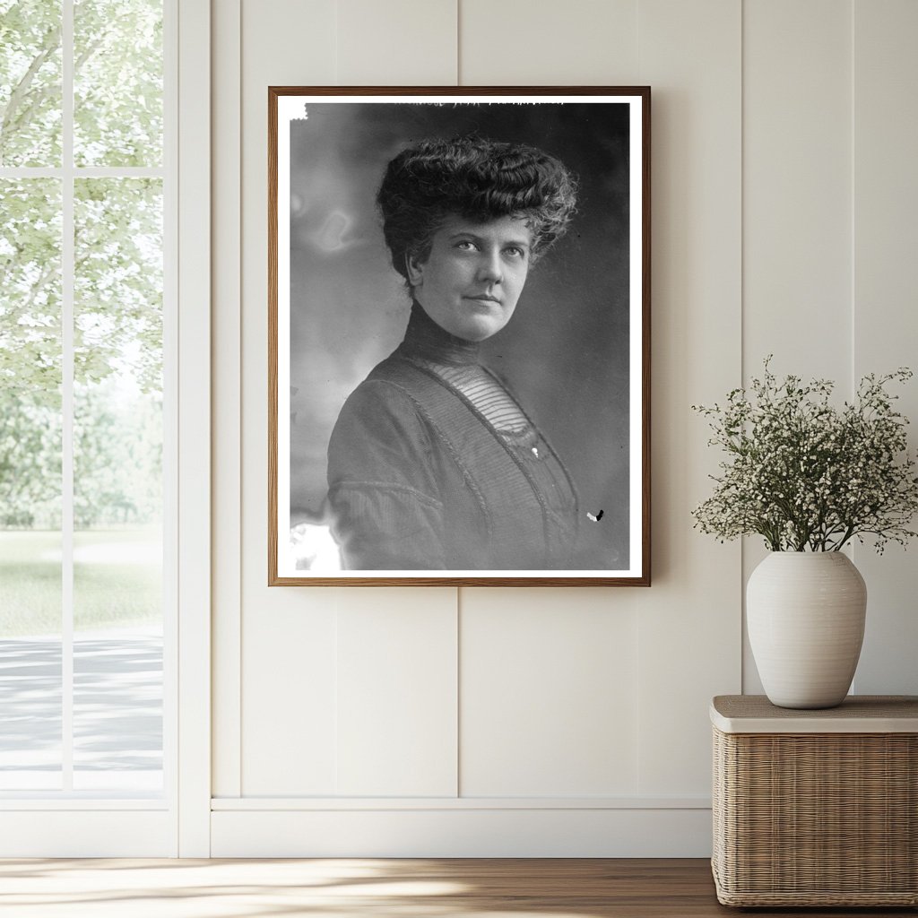 Historic Mrs. F.H. Gillett Print, Vintage Art