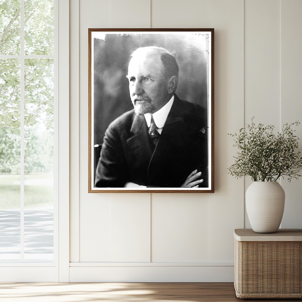Historic F.H. Gillett Print, Vintage Art
