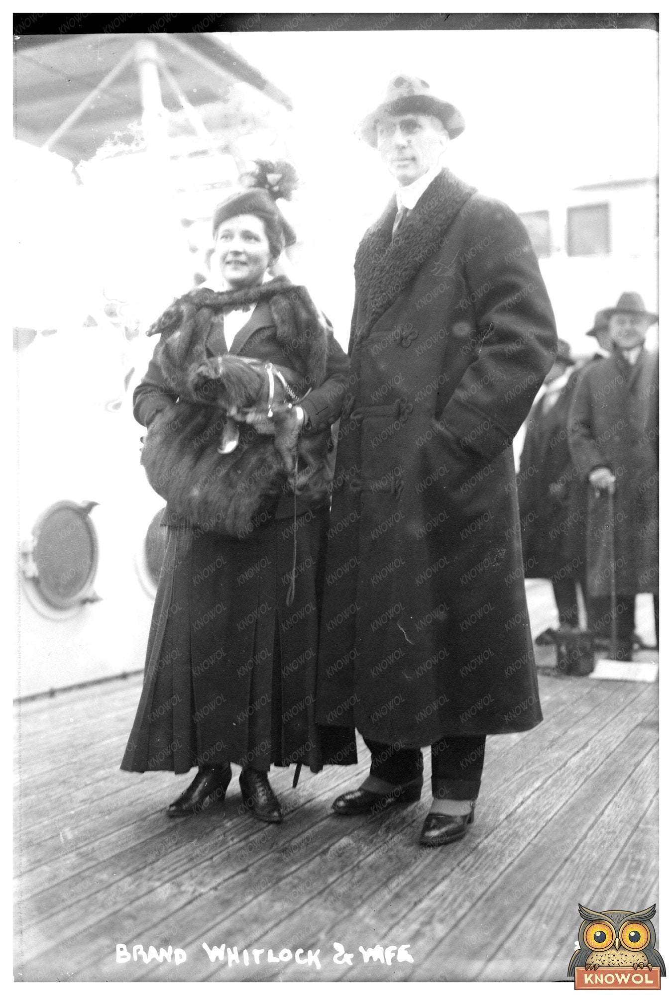 1900s Portrait of Brand Whitlock and His Wife