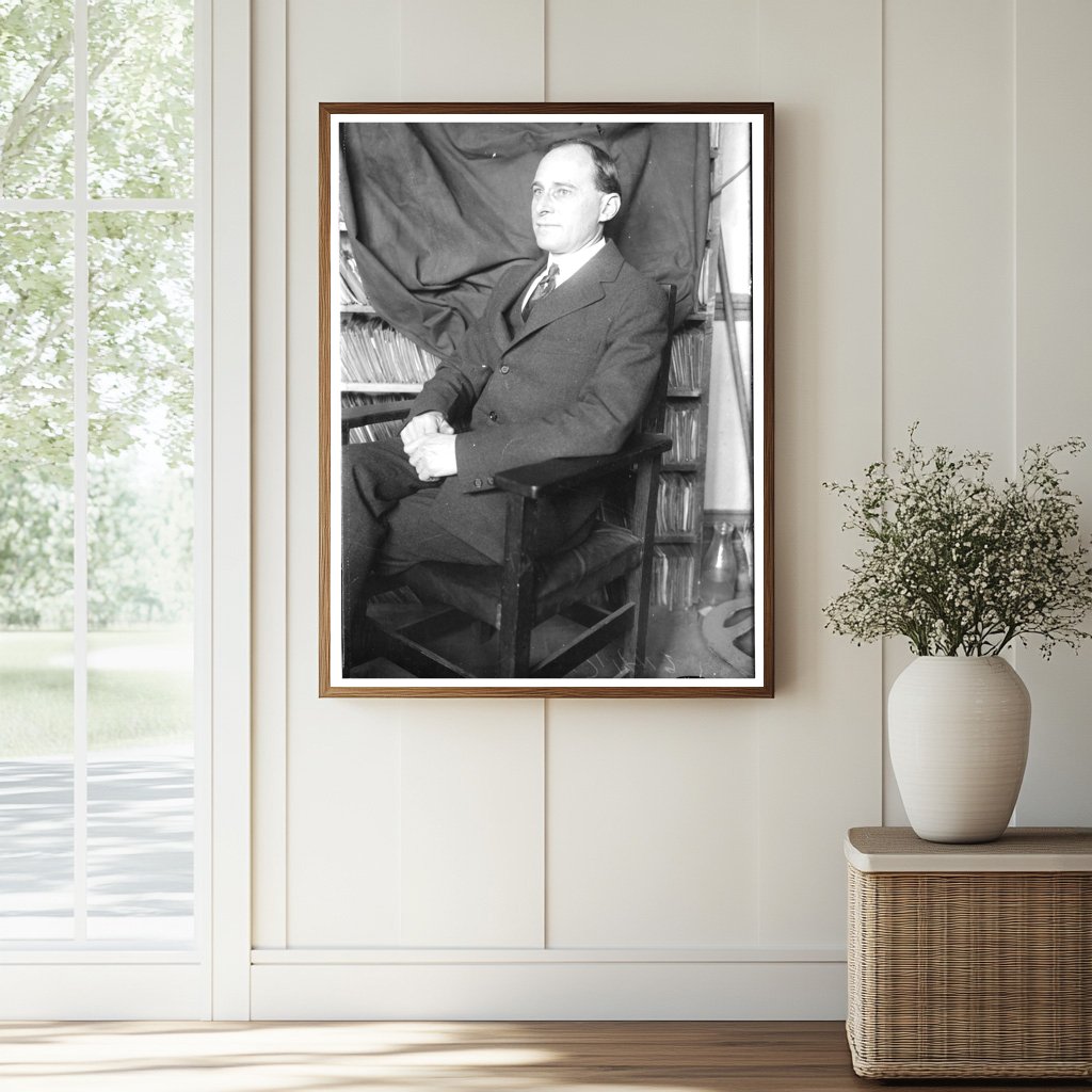 Historic Arthur Guiterman Print, Vintage Art