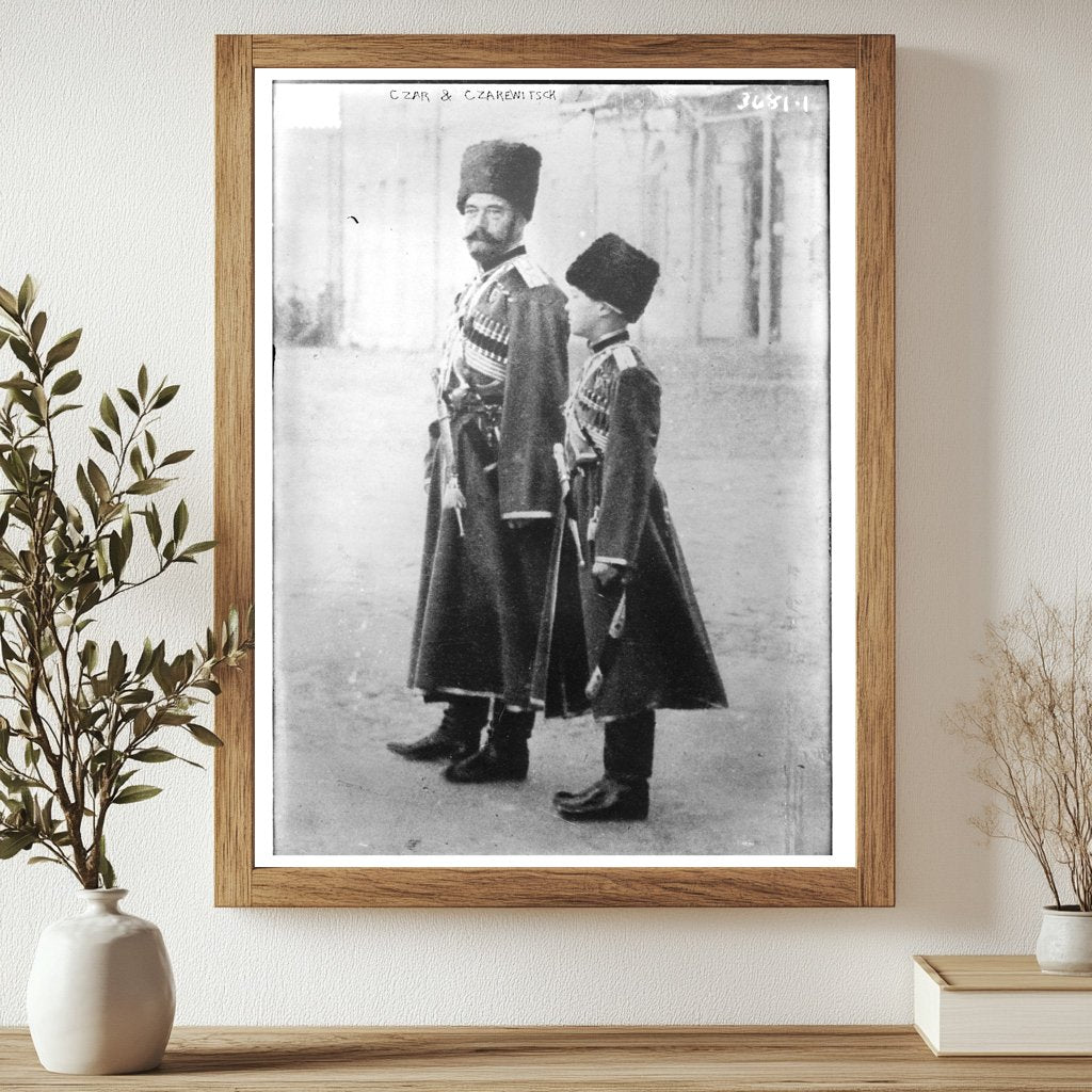 Historic Czar & Czarewitch, 3/16/17 Print, Vintage Art