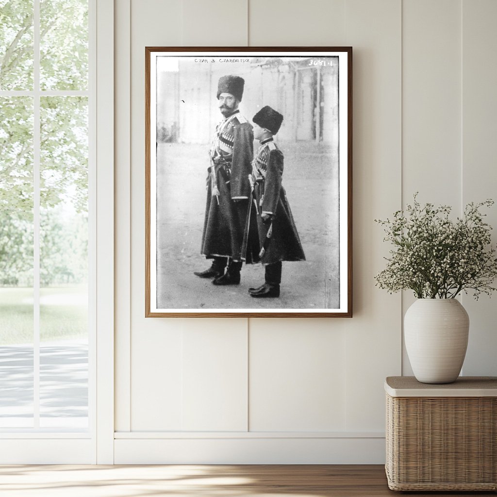 Historic Czar & Czarewitch, 3/16/17 Print, Vintage Art
