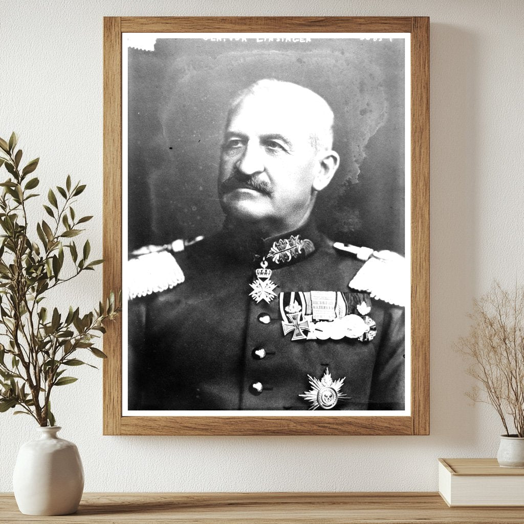 Historic Gen. von Linsingen, 1/25/16 Print, Vintage Art