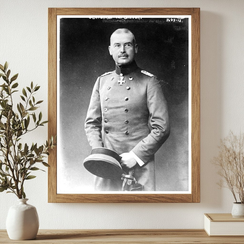 Historic Gen. Liman von Sanders Print, Vintage Art