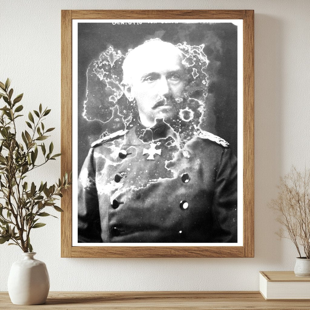 Historic Gen Otto von Below, 1916 Print, Vintage Art