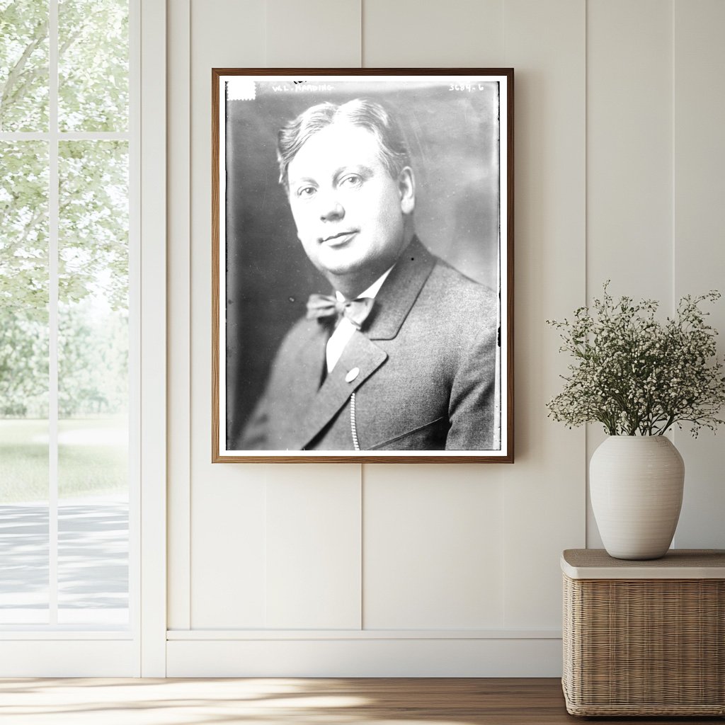 Historic W.L. Harding Print, Vintage Art
