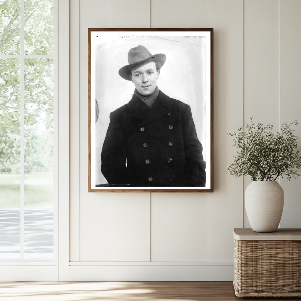 Historic Derwent Hall Caine Print, Vintage Art