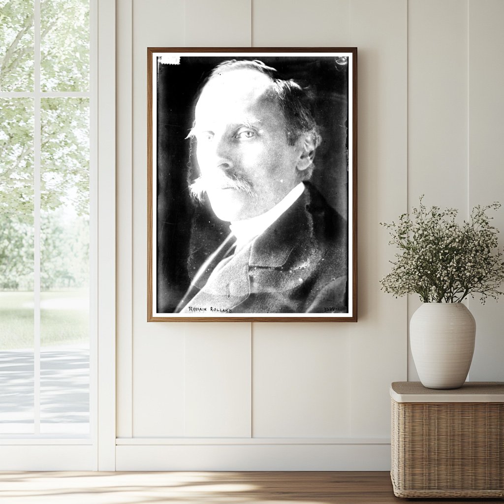 Historic Romain Rolland Print, Vintage Art