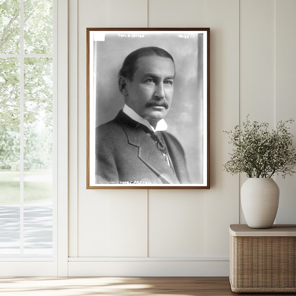 Historic Thos. G. Patten Print, Vintage Art