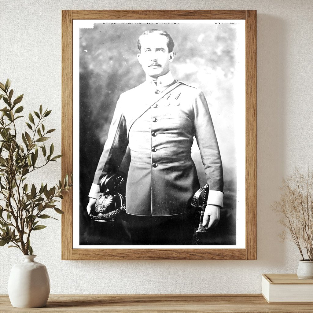 Historic Baron Zwiedinek von Südenhorst Print, Vintage Art