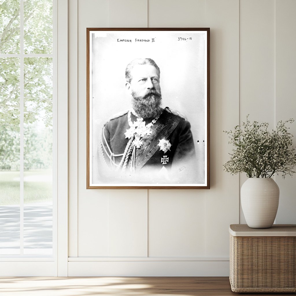 Historic Emperor Friedrich III, 12/24/15 Print, Vintage Art