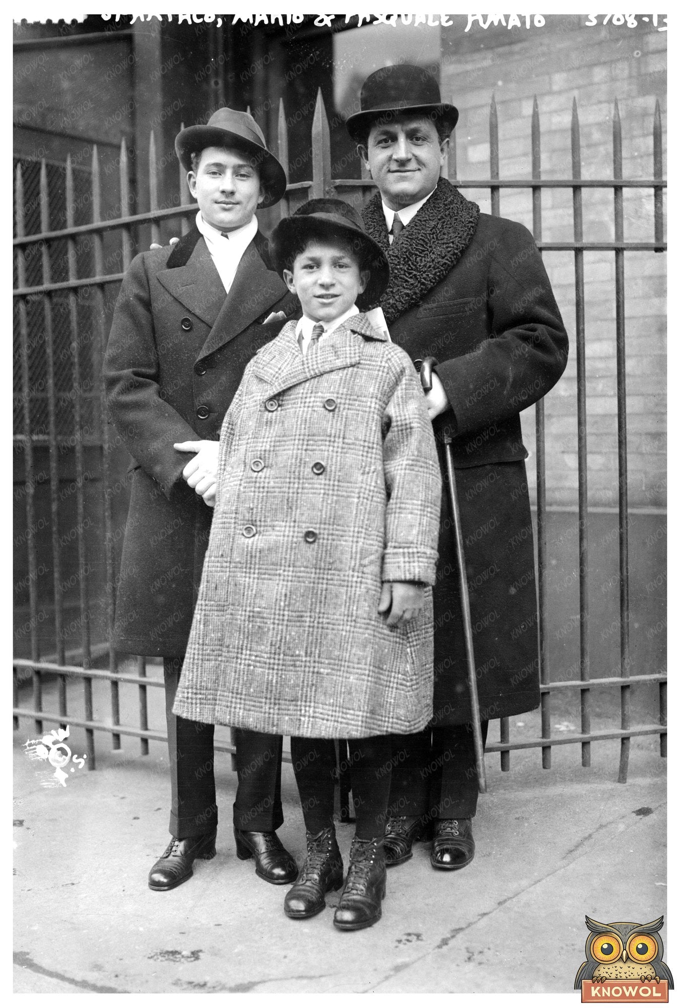 1915 Portrait of the Amato Brothers: Family Legacy