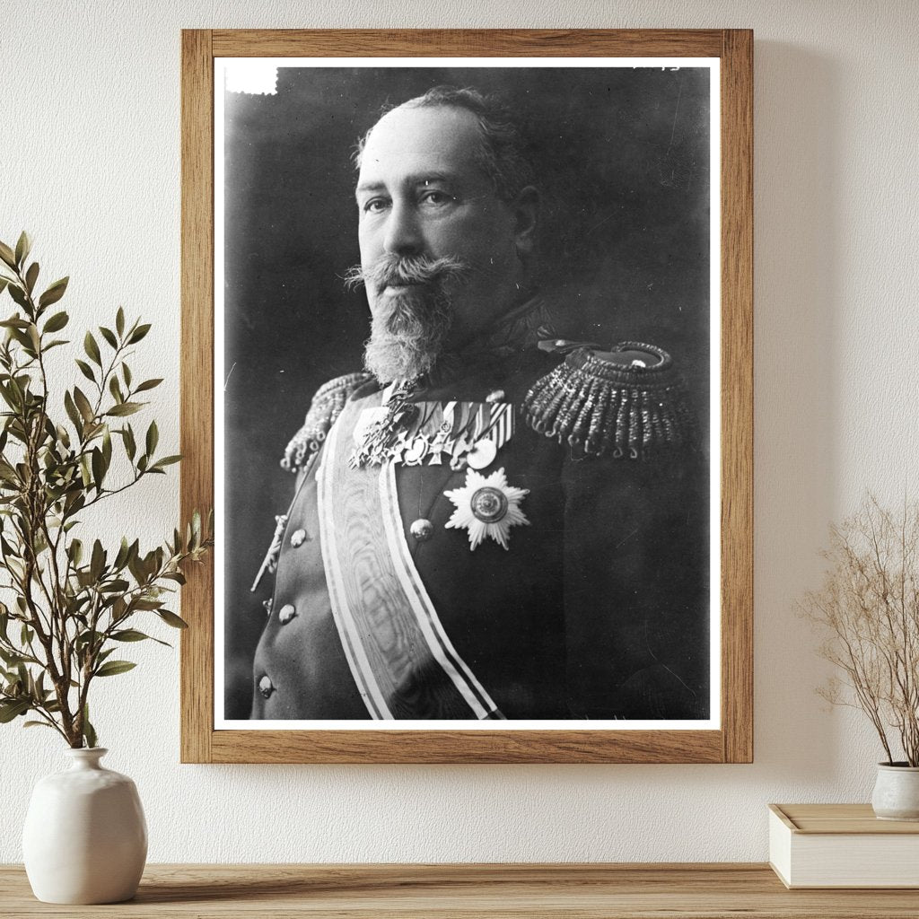 Historic Gen. Teodorow Print, Vintage Art