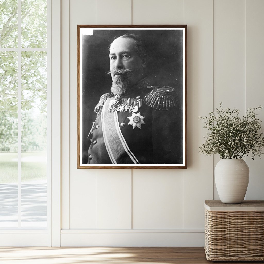 Historic Gen. Teodorow Print, Vintage Art