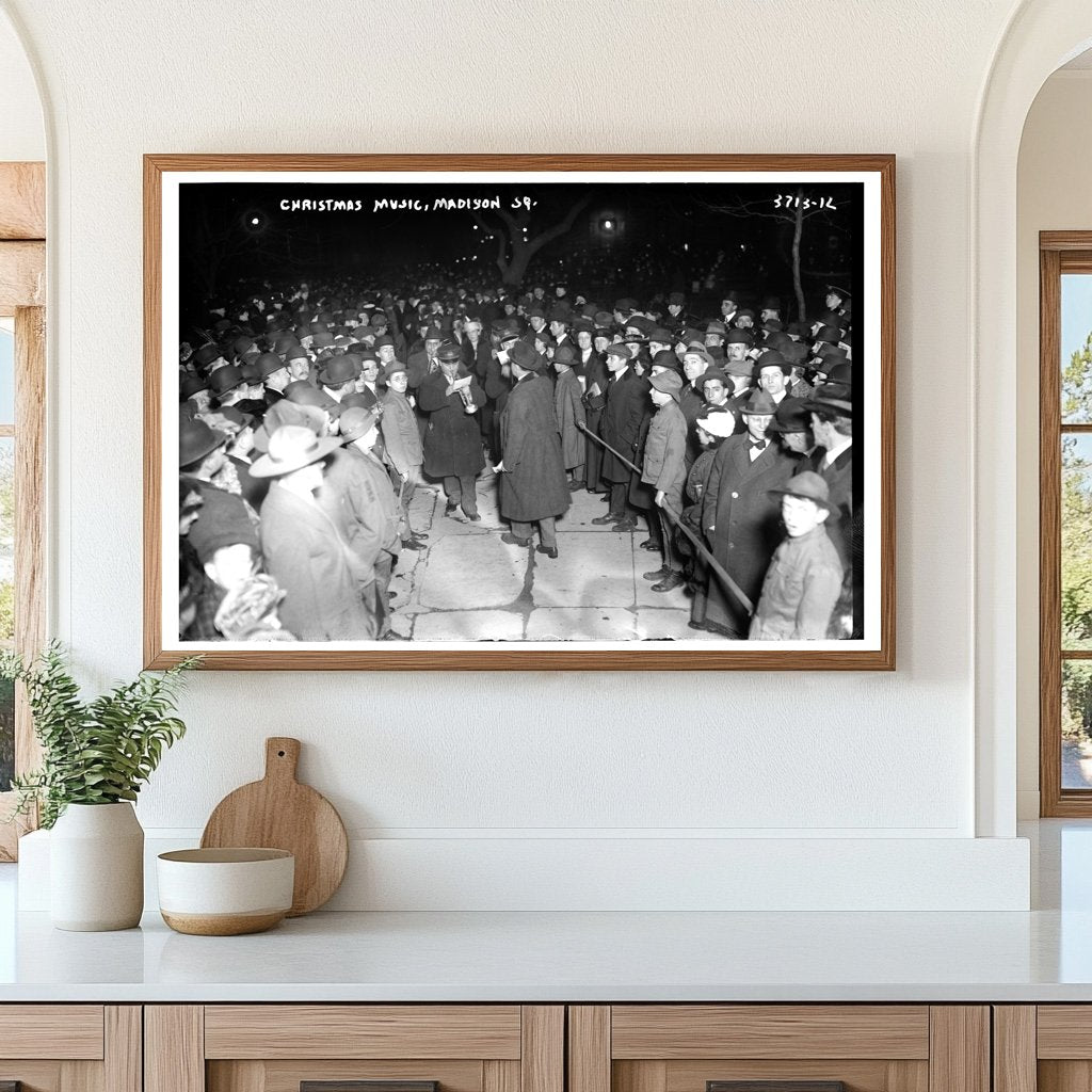 Festive Outdoor Concert at Madison Square, 1910s