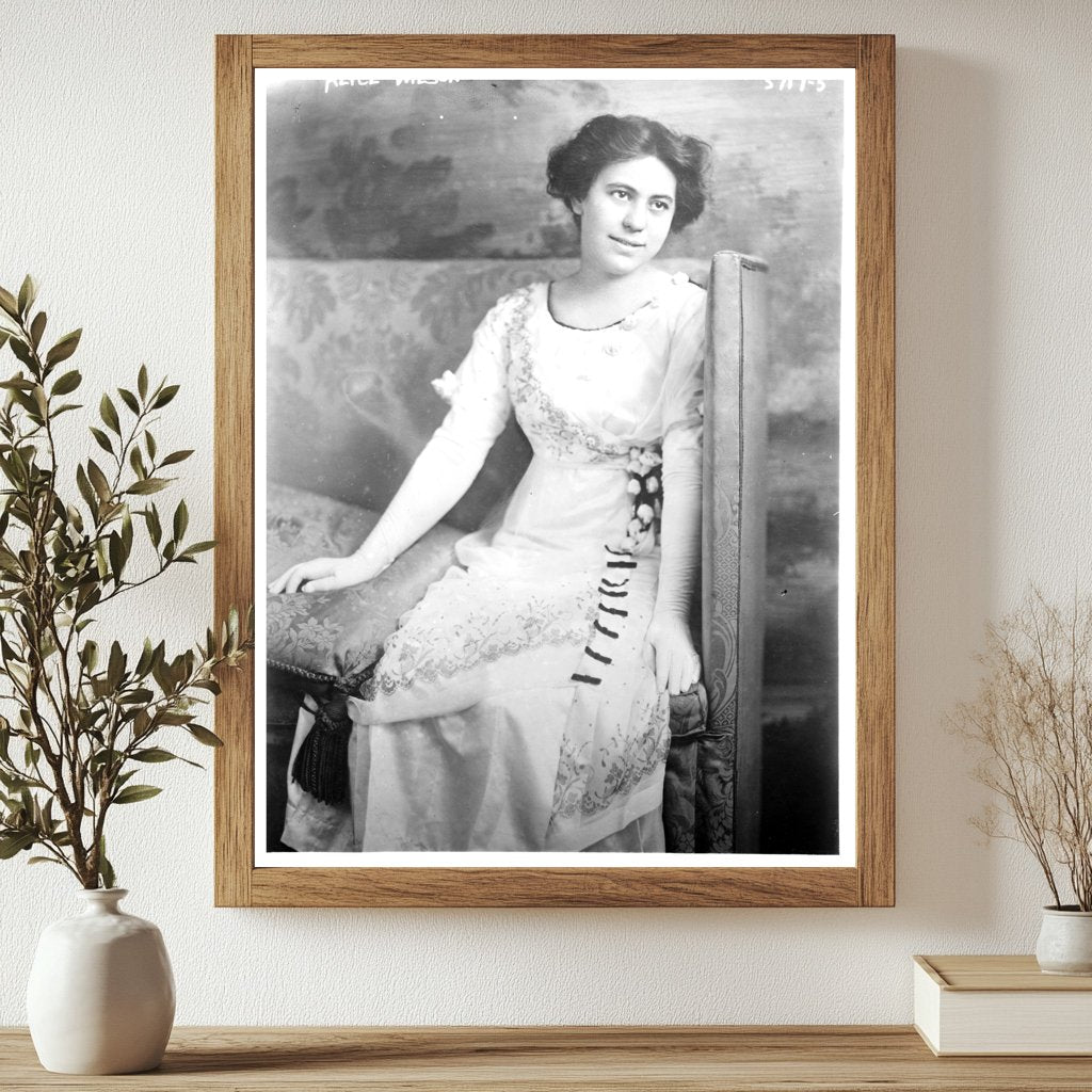 Historic Alice Wilson Print, Vintage Art