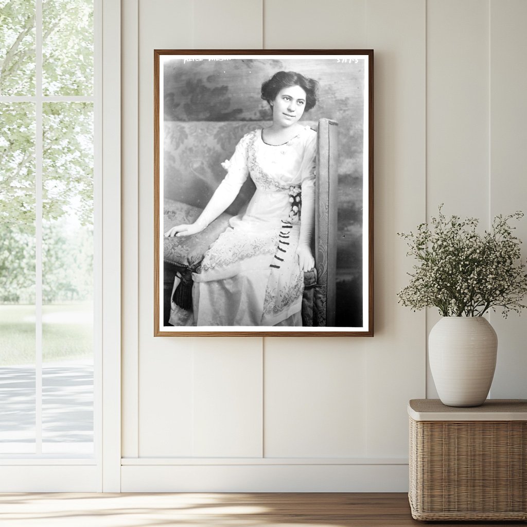 Historic Alice Wilson Print, Vintage Art