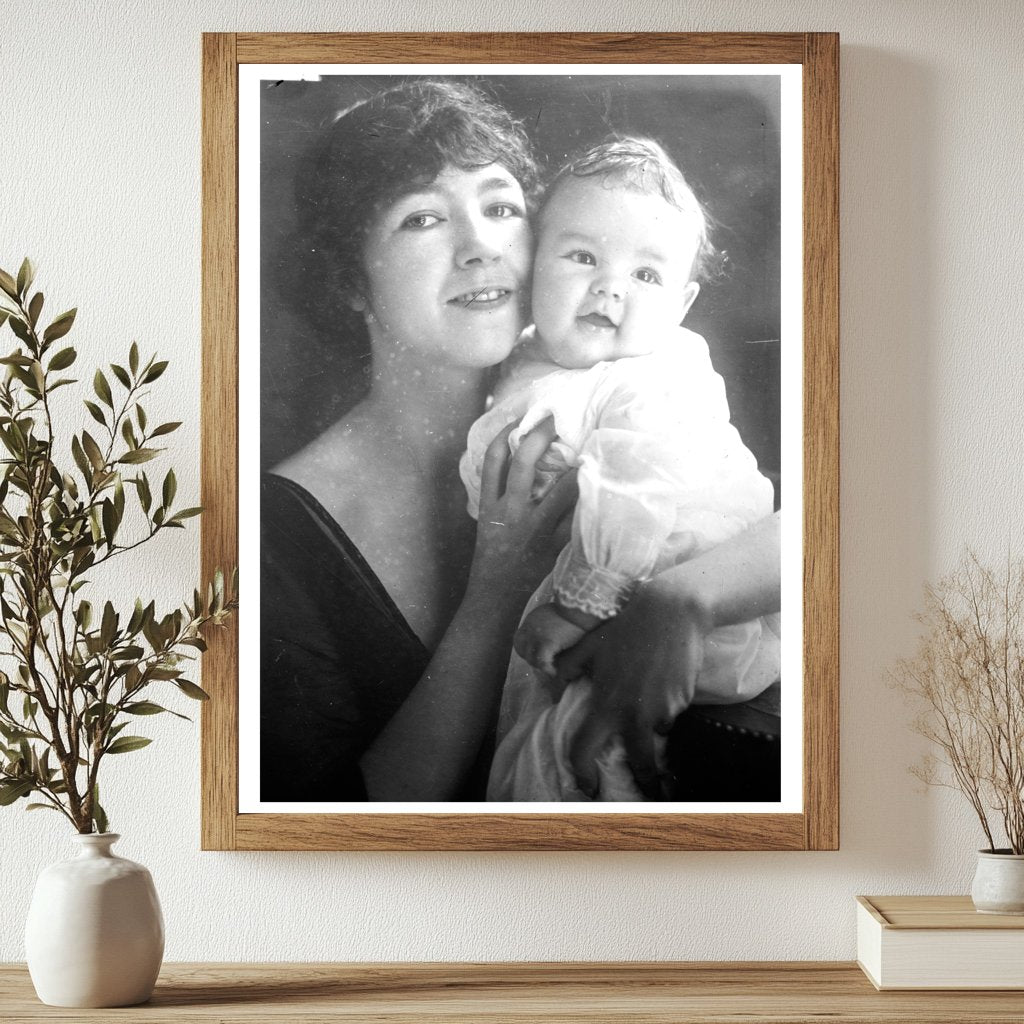 Historic Mrs. Alston R. Simpson Print, Vintage Art