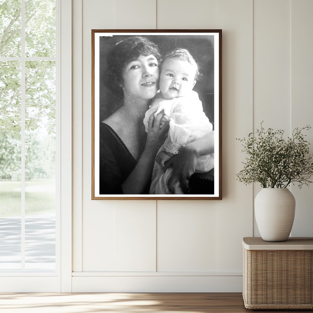 Historic Mrs. Alston R. Simpson Print, Vintage Art
