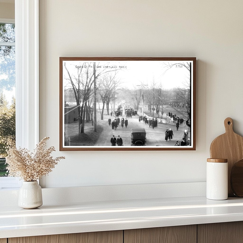 Early 20th Century Outing to Van Cortland Park