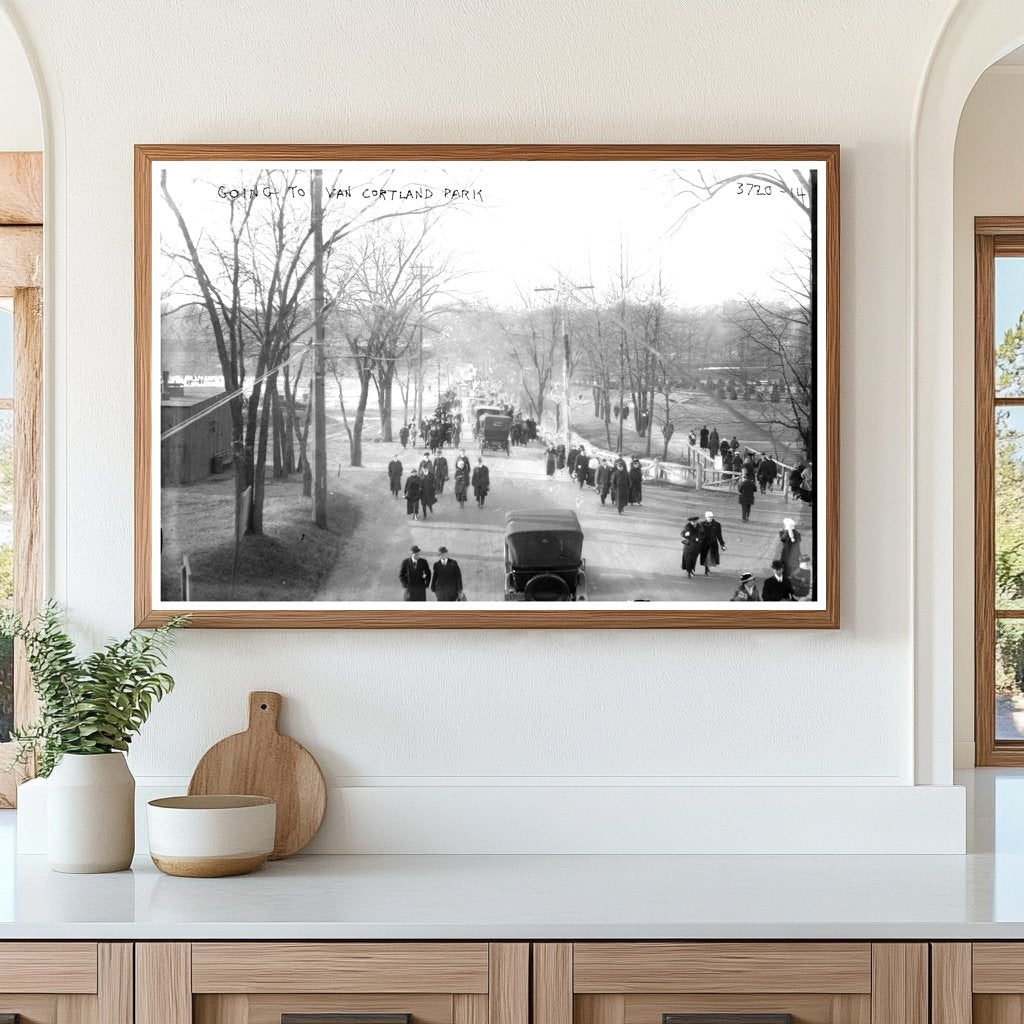 Early 20th Century Outing to Van Cortland Park