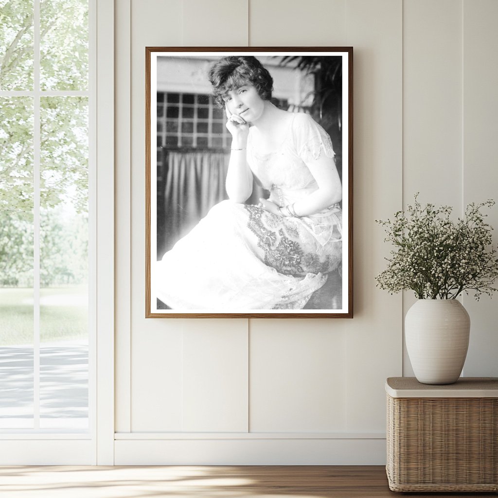 Historic Nancy O'Donaghue Print, Vintage Art