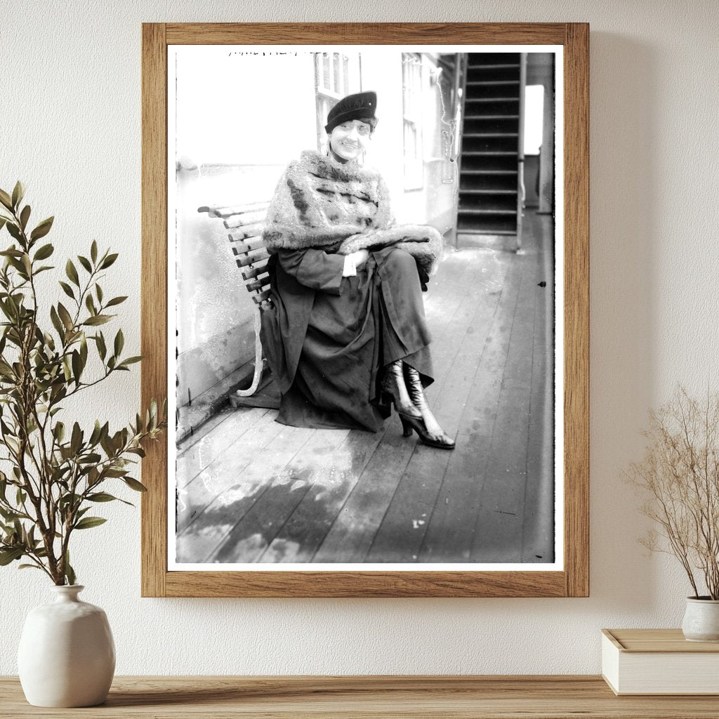Historic Mme. Revalles Print, Vintage Art