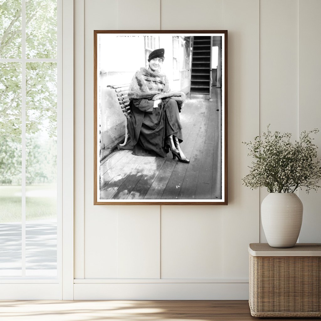Historic Mme. Revalles Print, Vintage Art