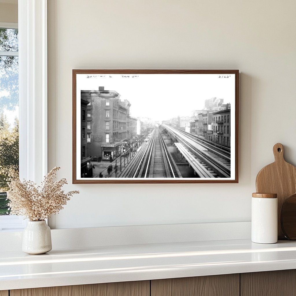 Vintage NYC Street Scene: 3rd Ave & 42nd St, 1910s
