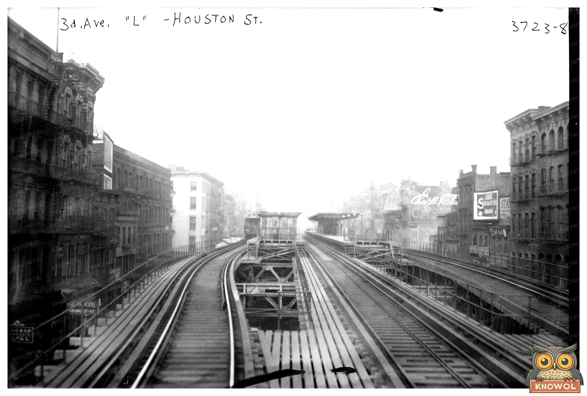Historic 3rd Ave. L Station Near Houston St., 1910s