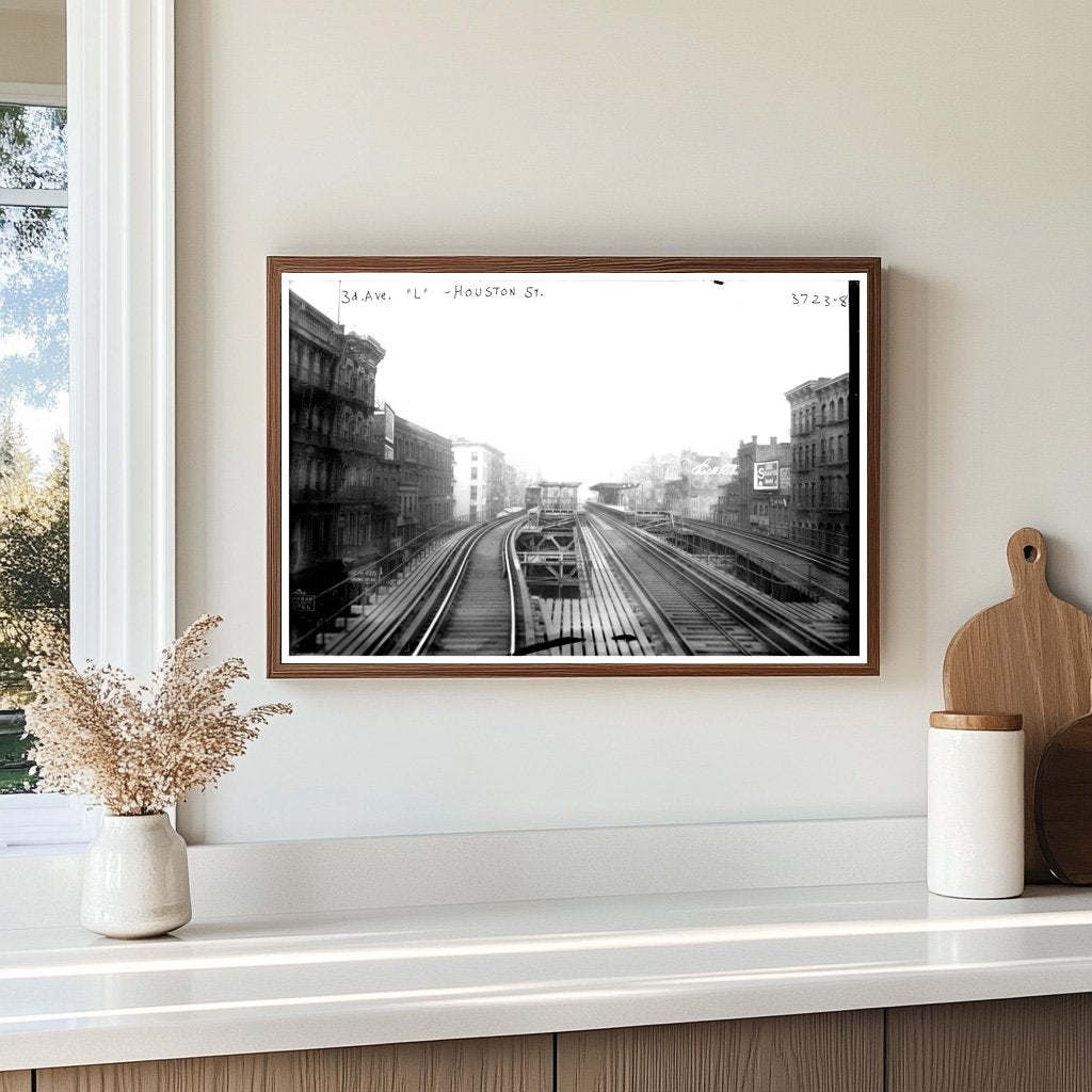 Historic 3rd Ave. L Station Near Houston St., 1910s