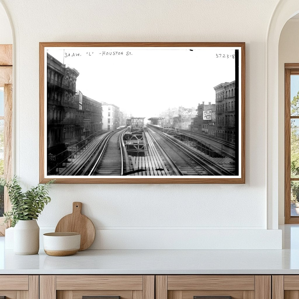 Historic 3rd Ave. L Station Near Houston St., 1910s