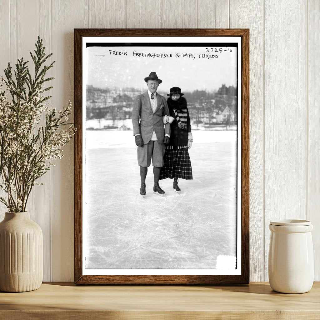 Elegant 1910s Portrait of a Political Power Couple