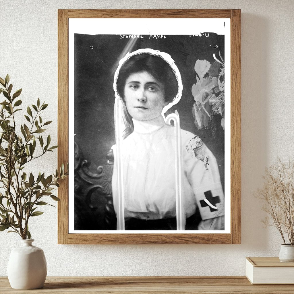 Historic Stephanie Hampl Print, Vintage Art