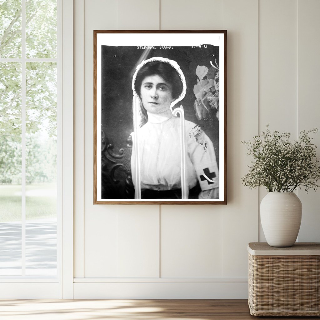 Historic Stephanie Hampl Print, Vintage Art