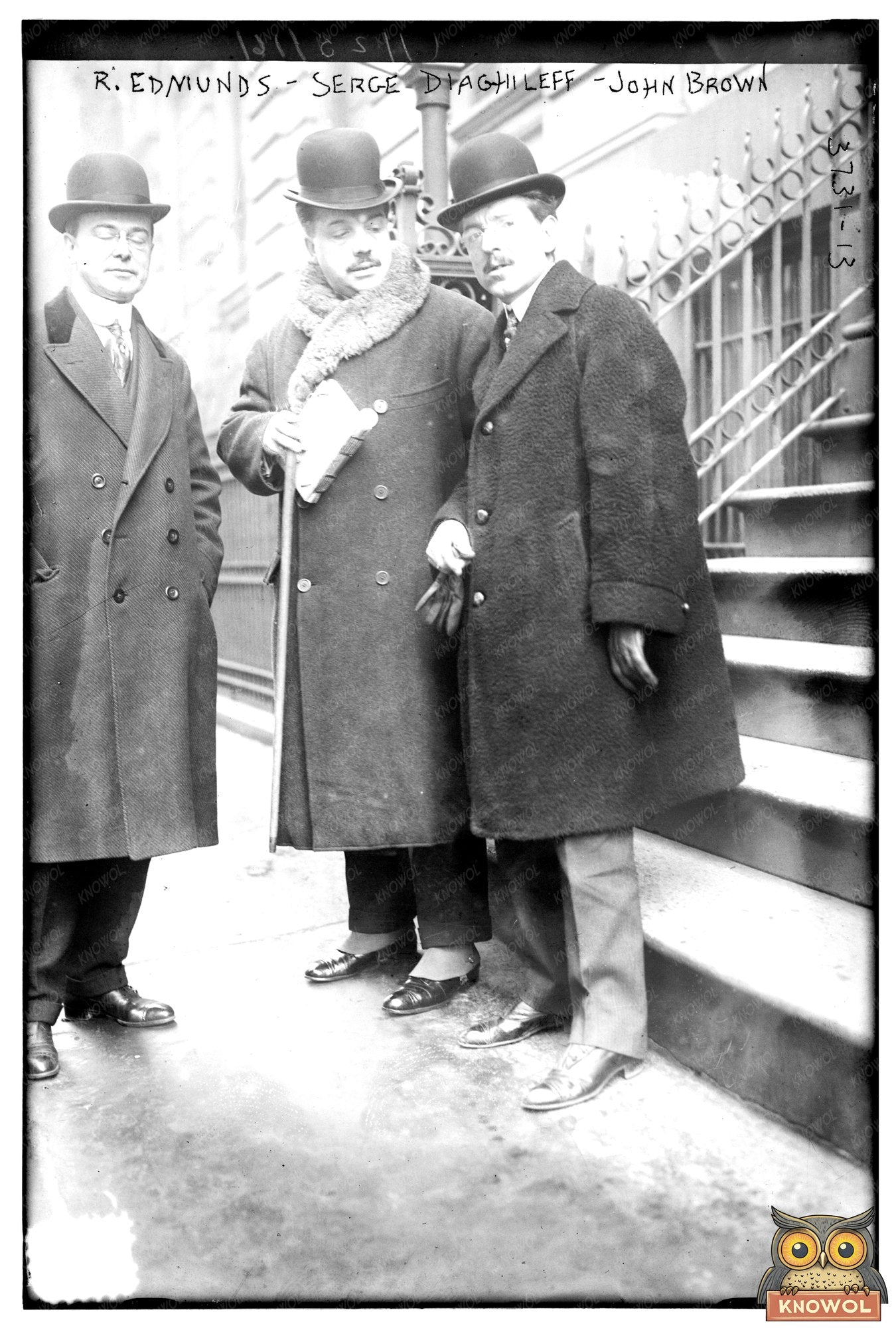 1911 Gathering of Theatre Legends: Diaghilev & Brown